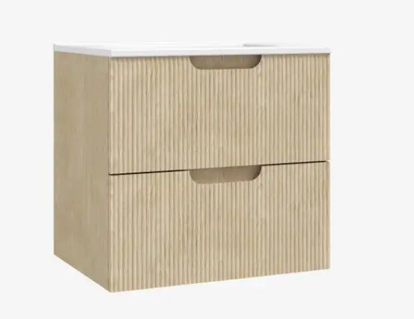Meuble de salle de bain HIPSTER 60 cm – 2 tiroirs